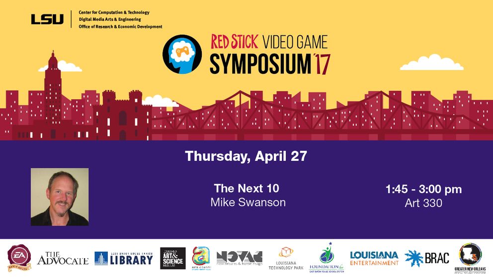 image for the event: Mike Swanson - The Next 10