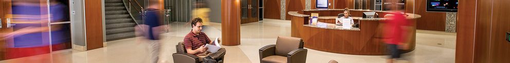 LSU Digital Media Center Lobby