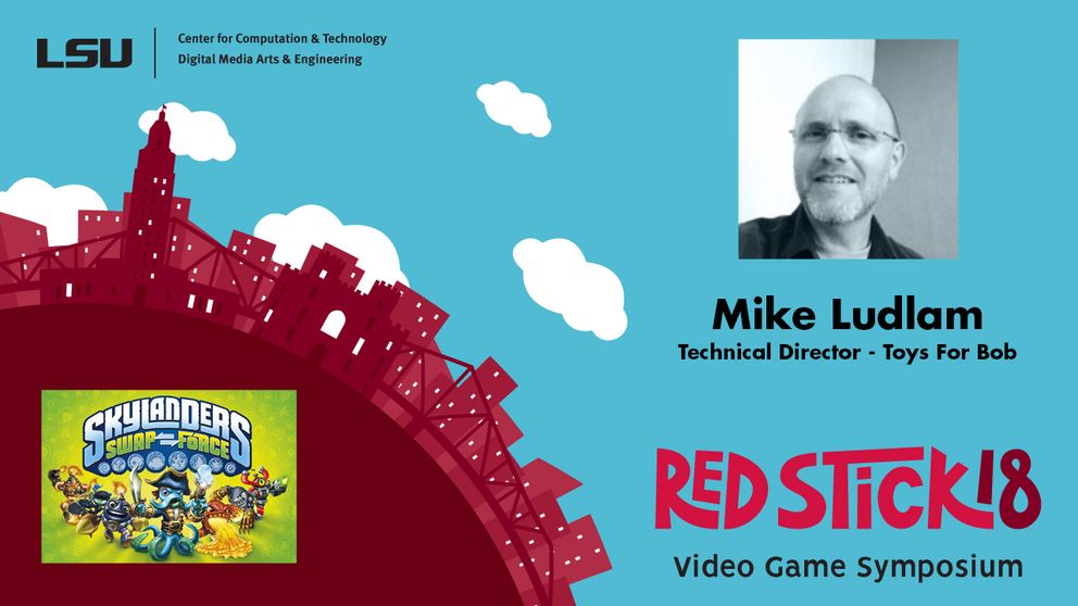 image for the event: RedStick Video Game Symposium Welcomes Mike Ludlam