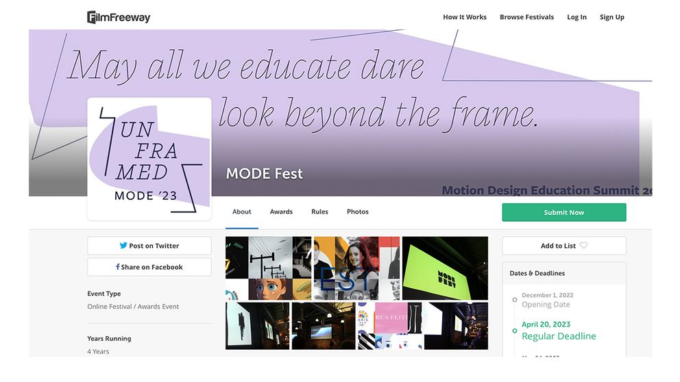 image for the event: Fourth Biennial MODE Fest