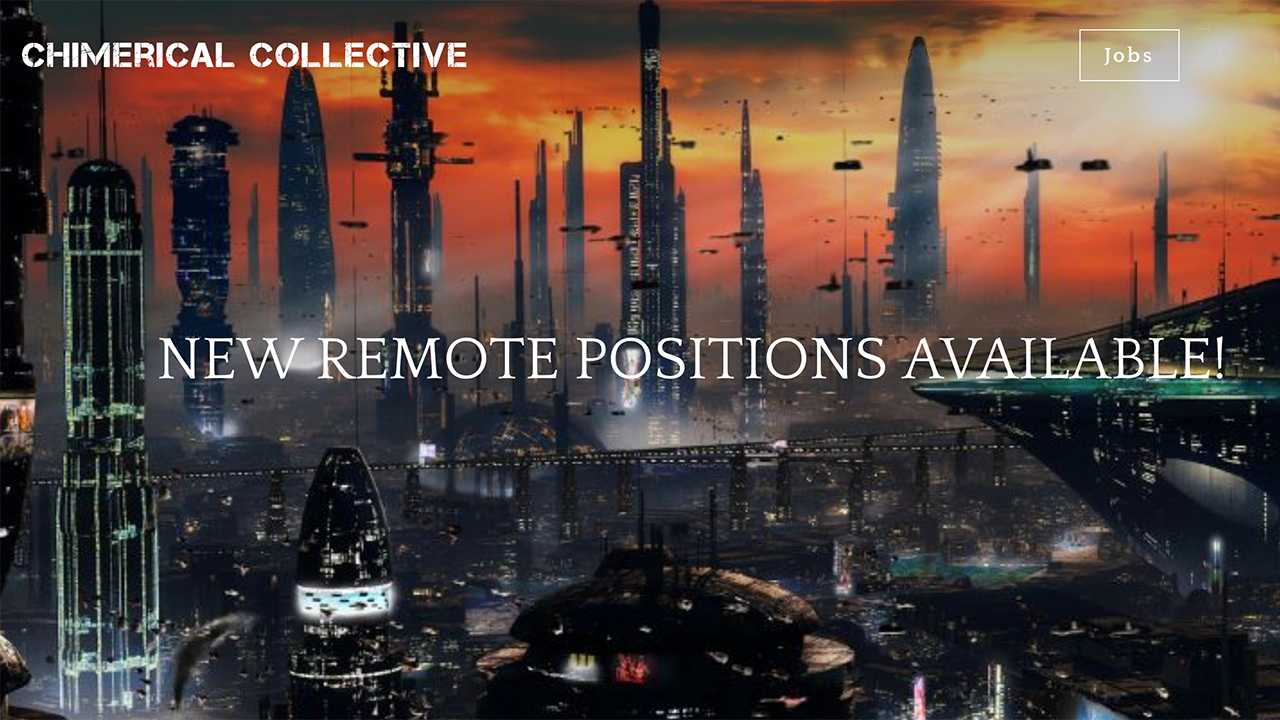 Chimerical Collective Looking for Programmers & Artists news author