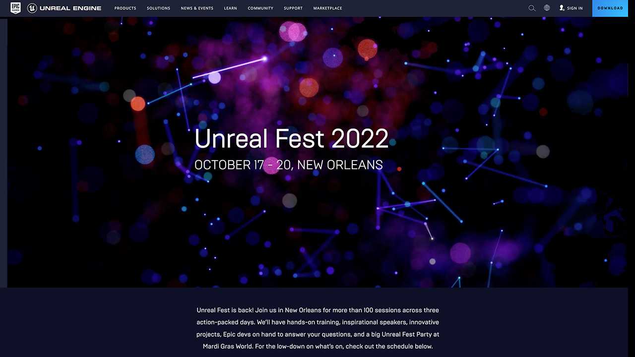 Unreal Fest 2022 news story