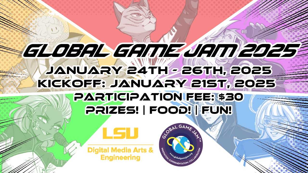 LSU Global Game Jam 2025 news story