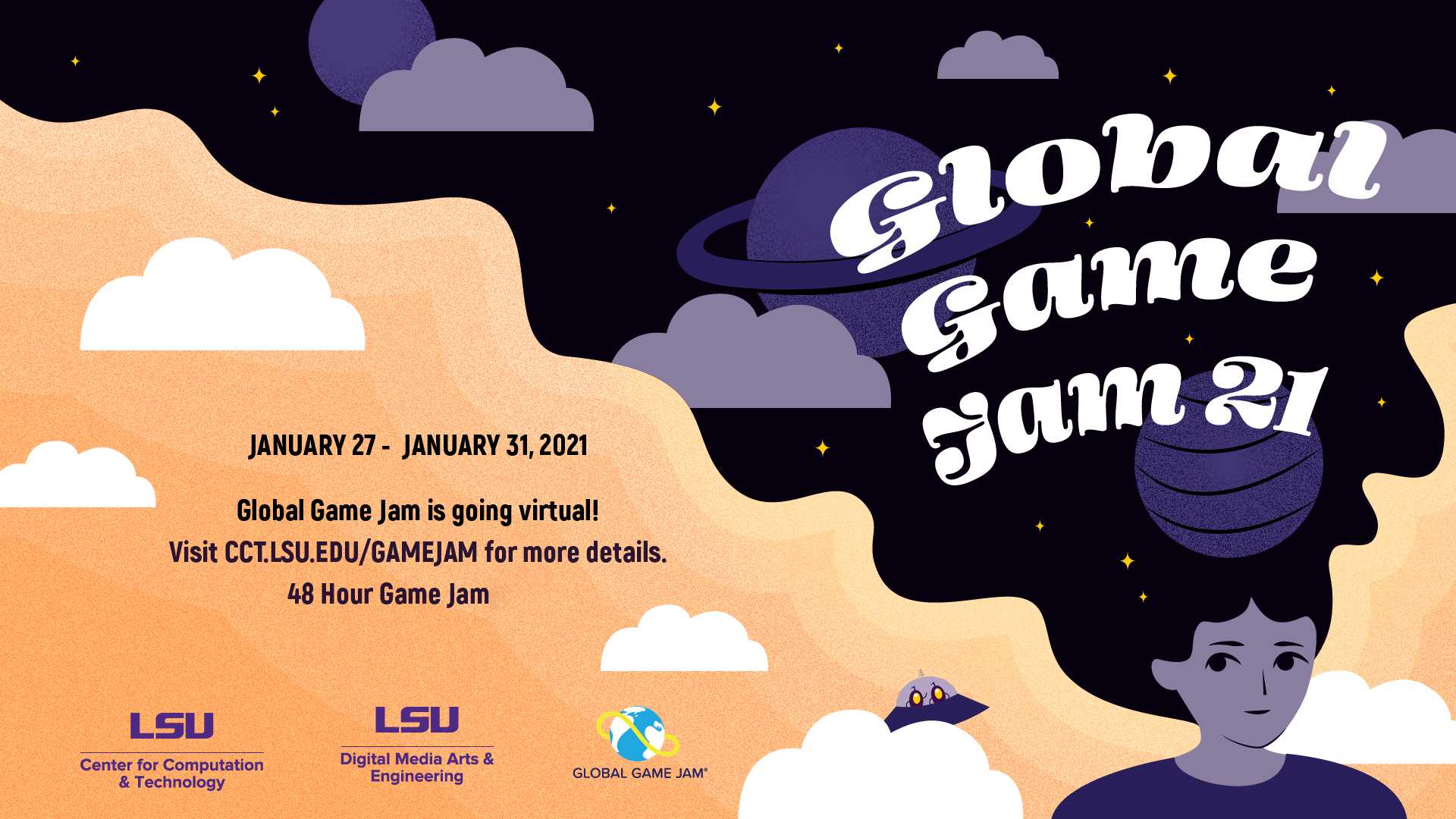 Virtual LSU Global Game Jam '21 news author