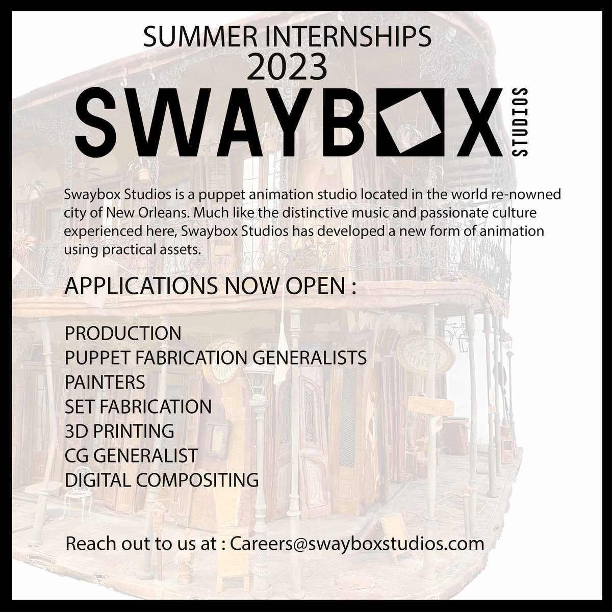 swaybox job posting