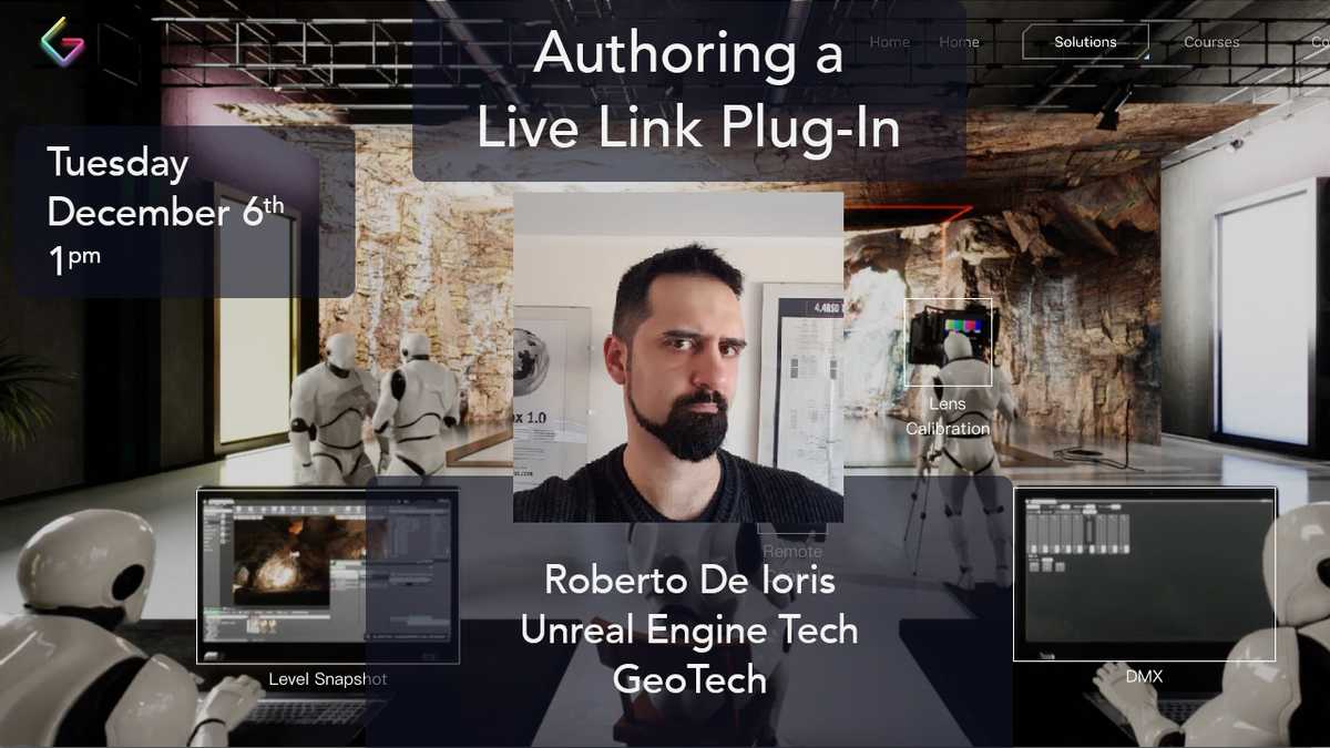 Authoring a Live Link Plugin in Unreal LSU Digital Media Arts