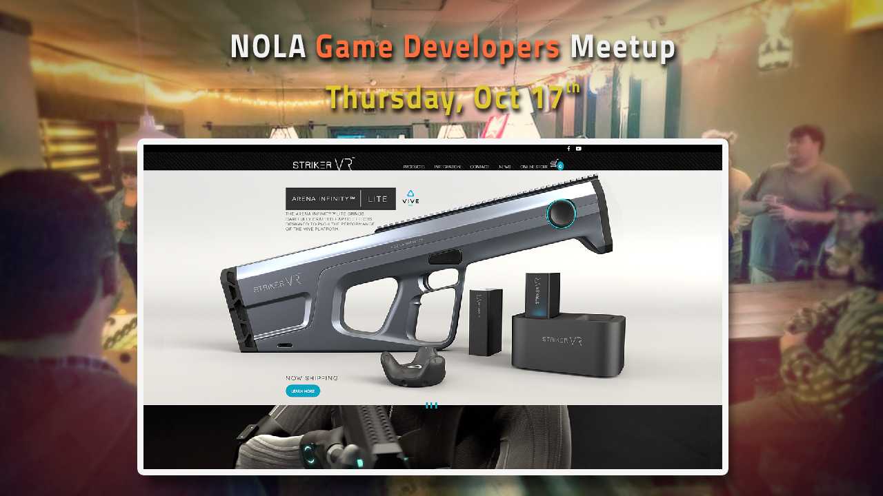 NOLA Game Developers Meetup Oct '19 news story